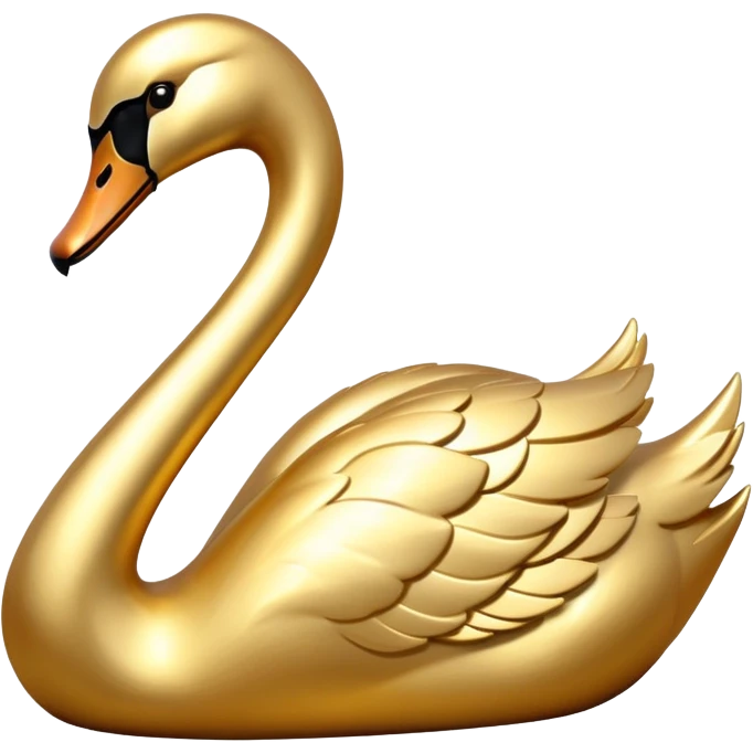 Golden swan emoji