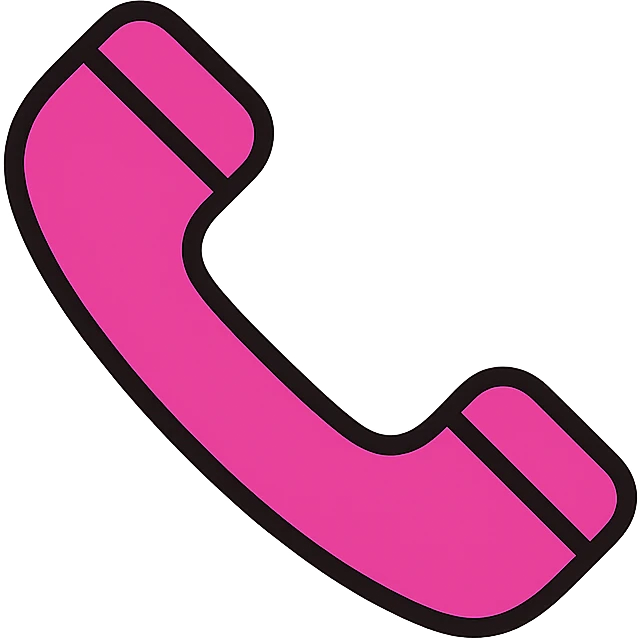pink phone icon emoji