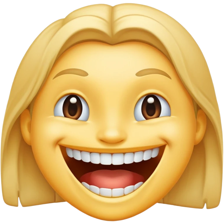 grinning face with big smile showing teeth emoji