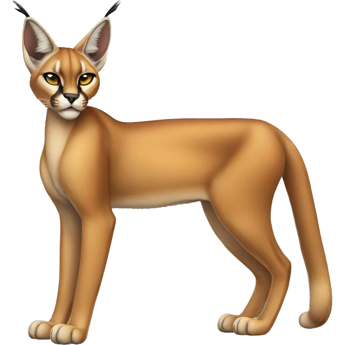 Full body caracal emoji