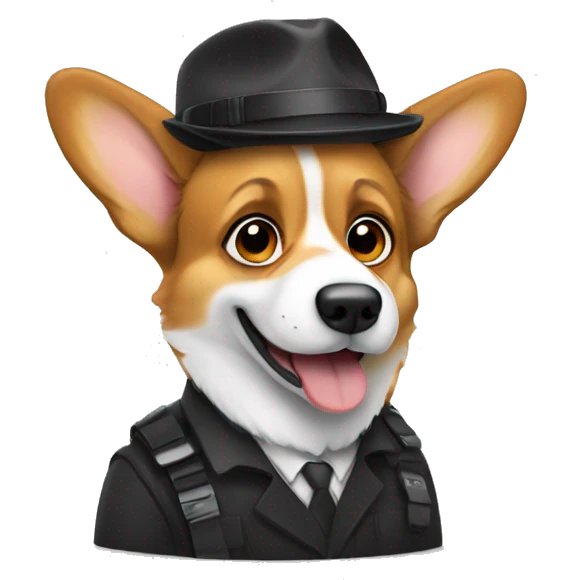 Corgi film director  emoji