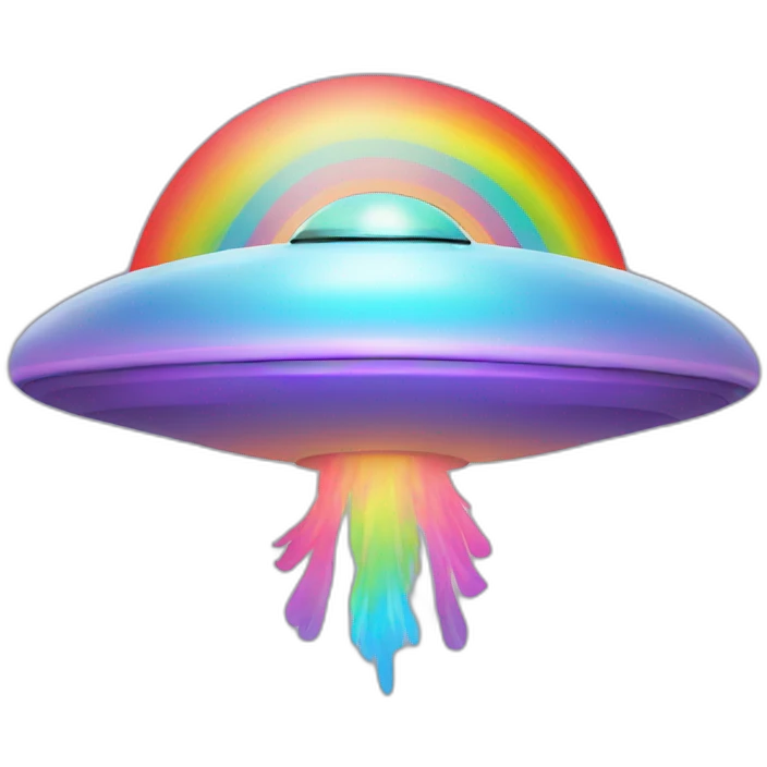 queer ufo rainbow emoji