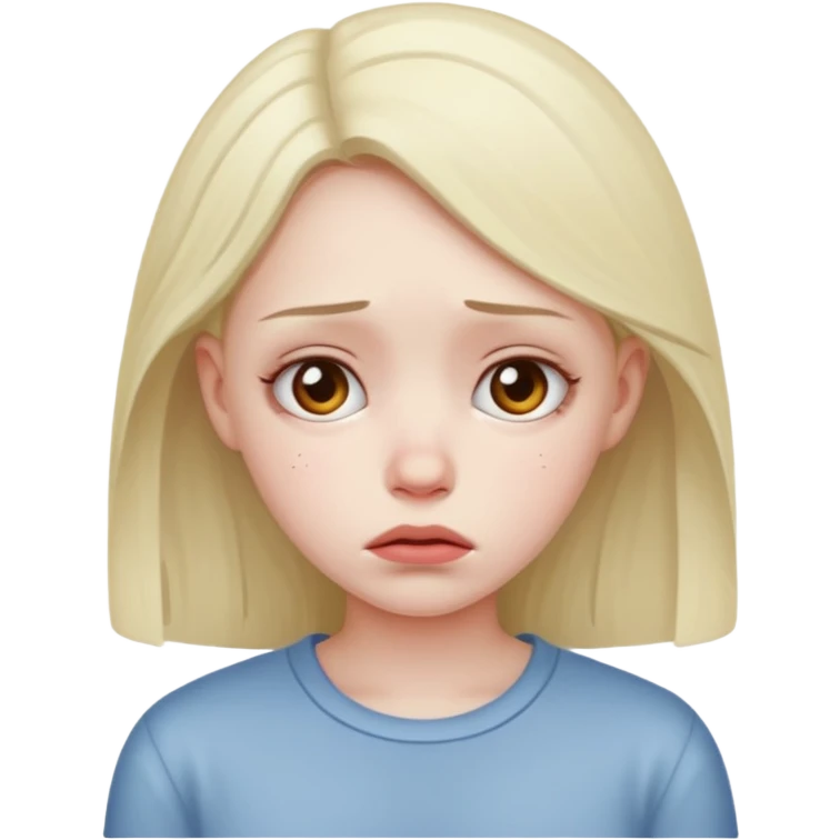 Ugly girl emoji