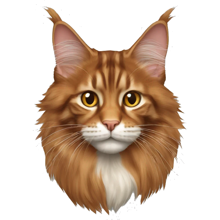 Maine Coon red emoji