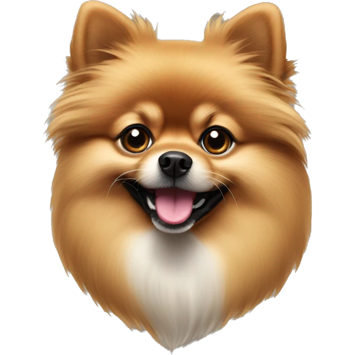 Sable Pomeranian emoji