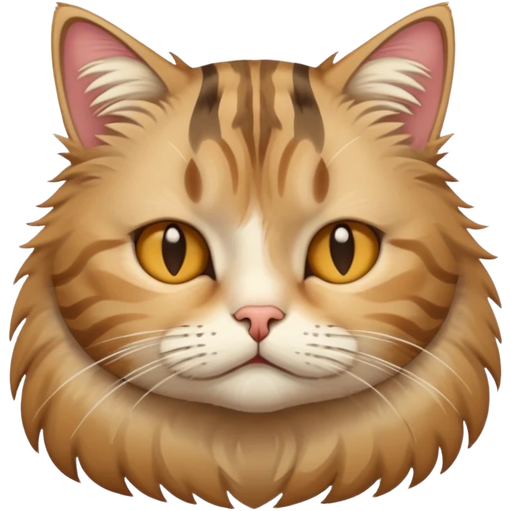 Кот, уставший на работе emoji