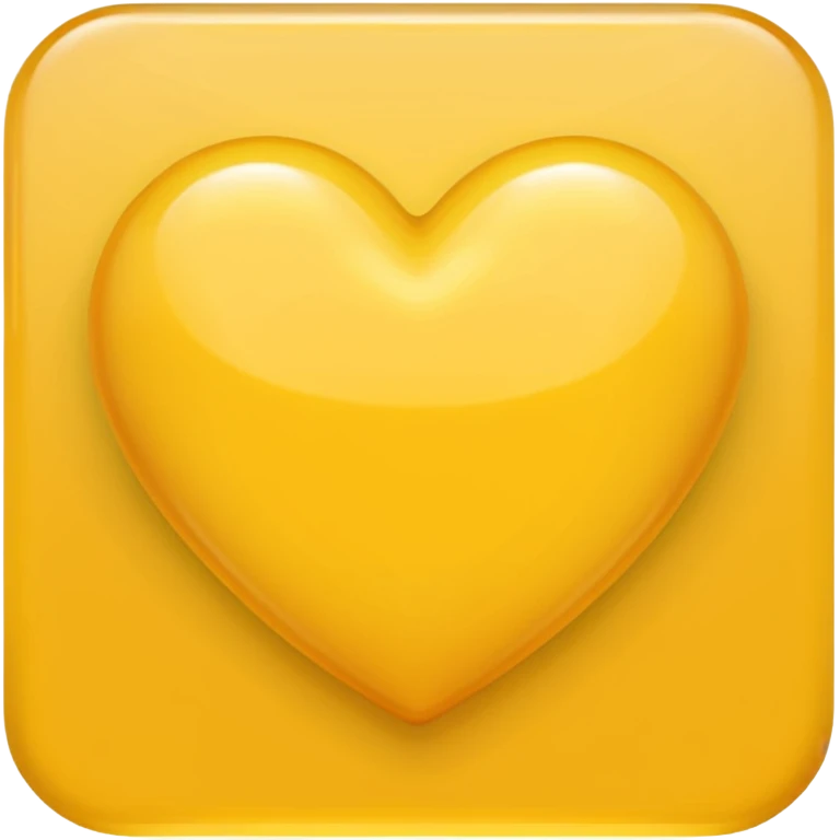 yellow heart emoji