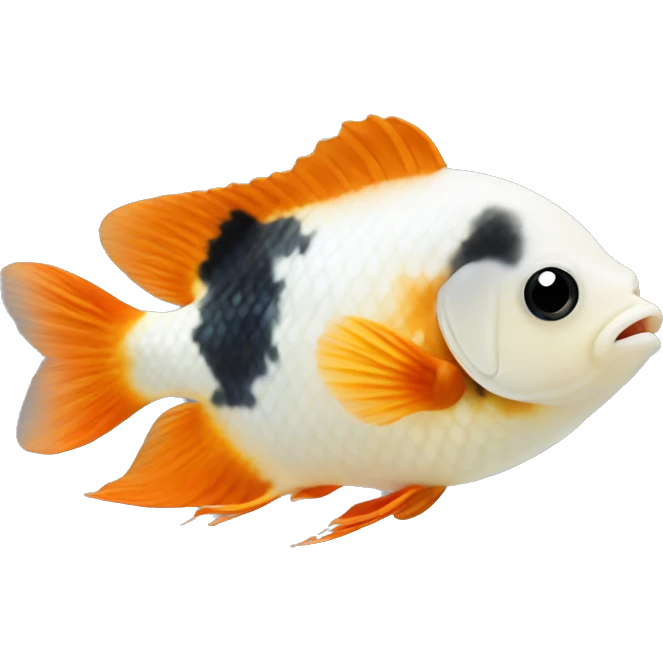 Calico oranda emoji