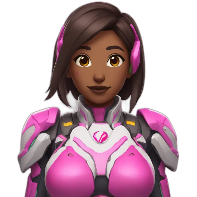 Dva from overwatch emoji