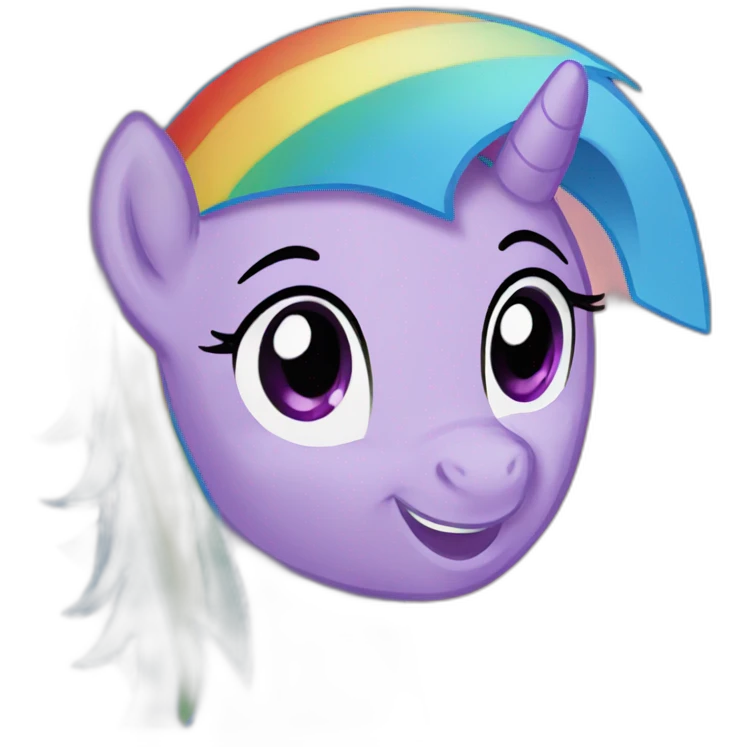 my little pony rainbow emoji