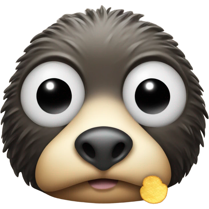Mole and chip emoji
