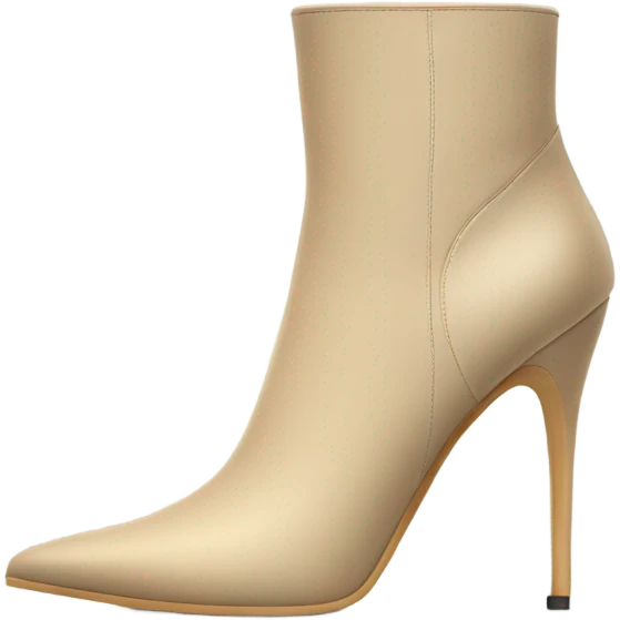 Beige boots high heels fancy  emoji