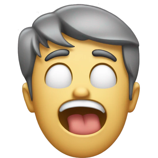 A funny emoji that shows a facepalm or frustrated expression, capturing moments when things don’t go as planned. emoji