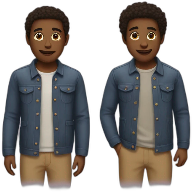 two friends emoji