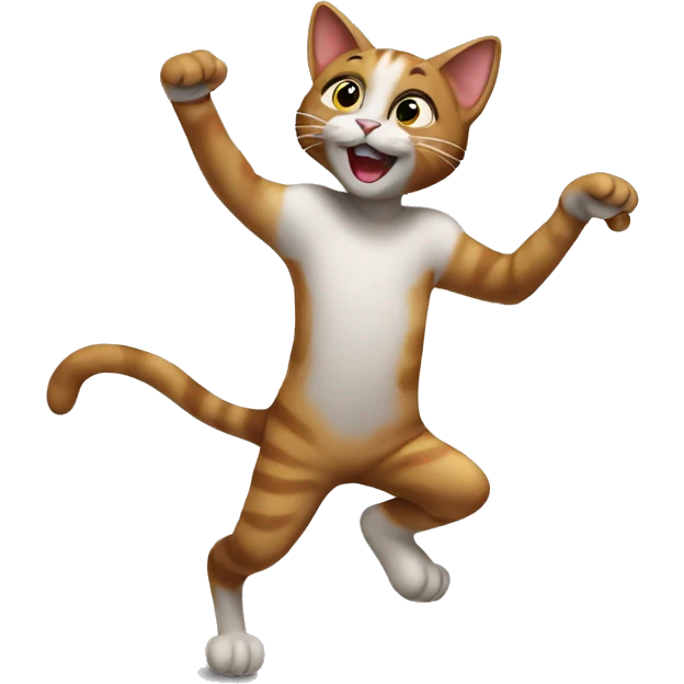 Dancing cat emoji