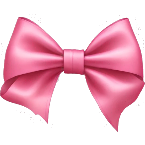 Coquette bow emoji