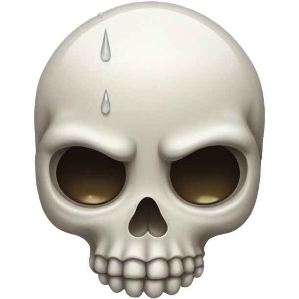 Skull with tears emoji