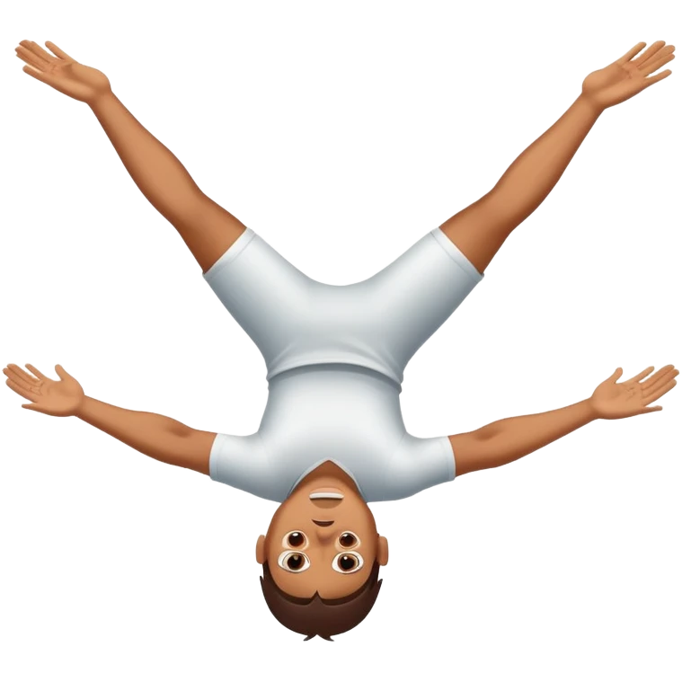 Person falling from the sky emoji