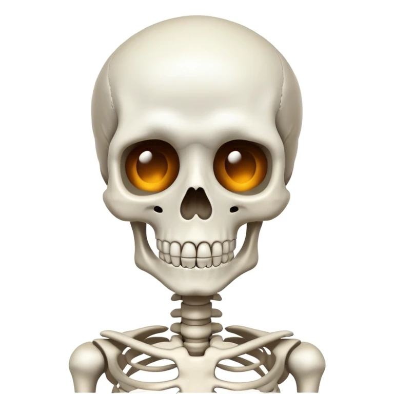 اسکلت که تعجب کرده  emoji