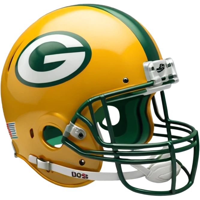 Green Bay packers helmet emoji