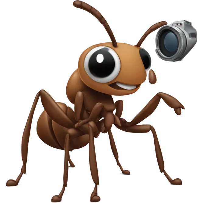 Ants taking a picture  emoji