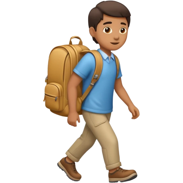 Icon going to school emoji