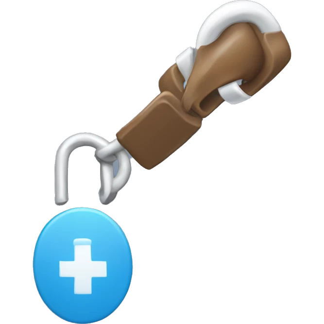 white backlock, blue backg emoji