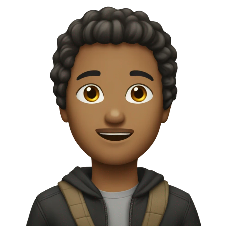Девушка с алыми волосами emoji
