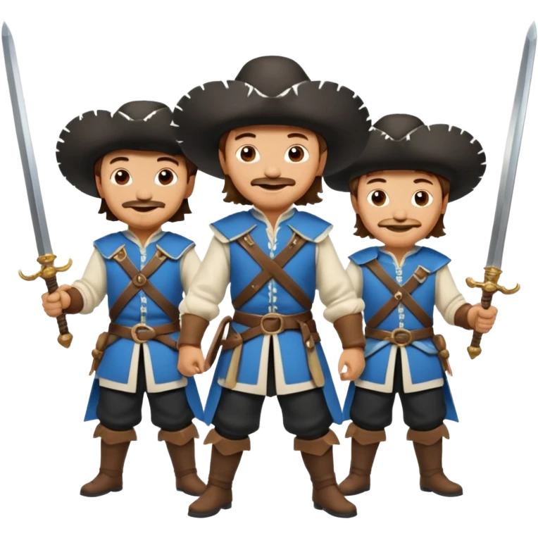 3 musketeers emoji