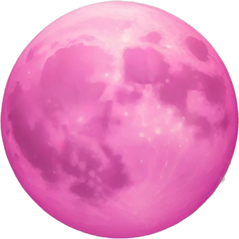 pink full moon emoji