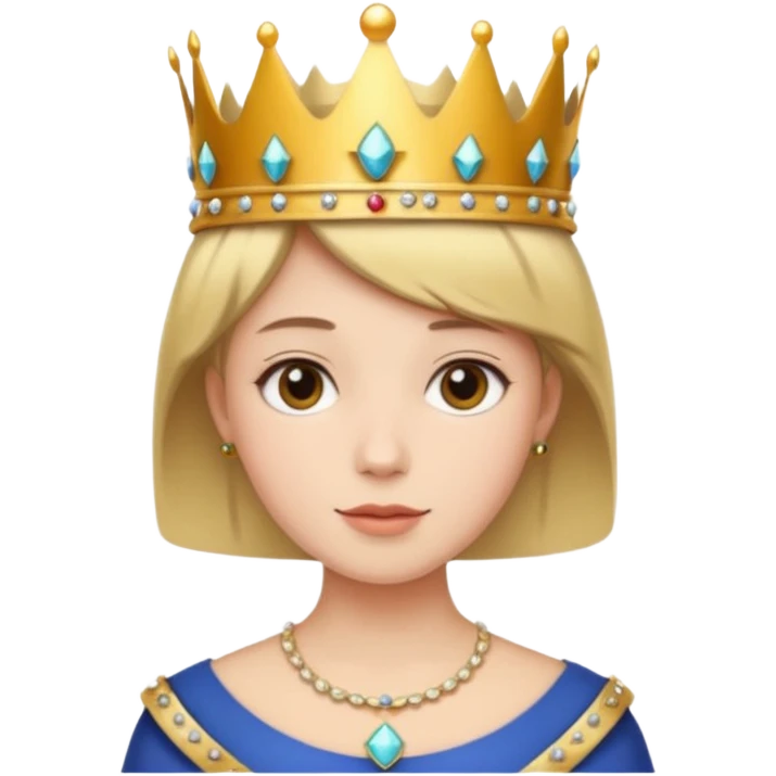 short hair royal emoji