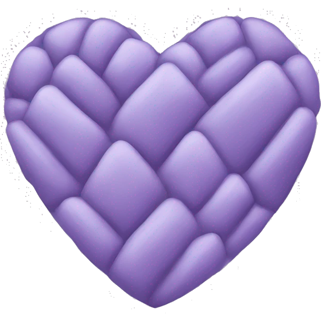 Lavender heart emoji