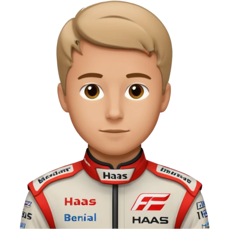 Ollie Bearman in Haas F1 Suit emoji