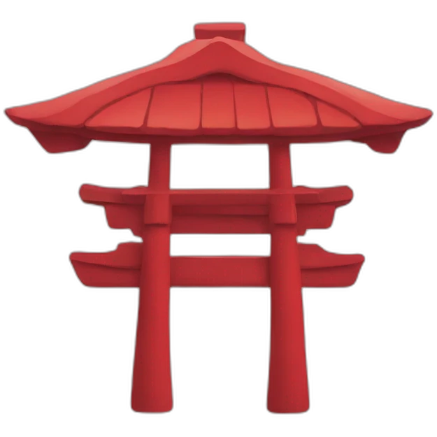 red japanese toori emoji