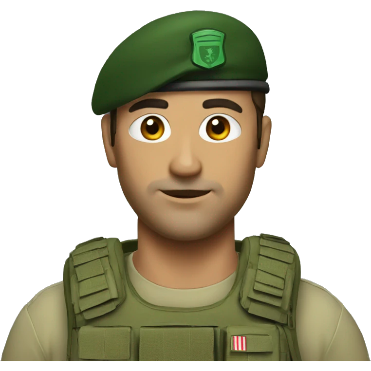 green beret emoji