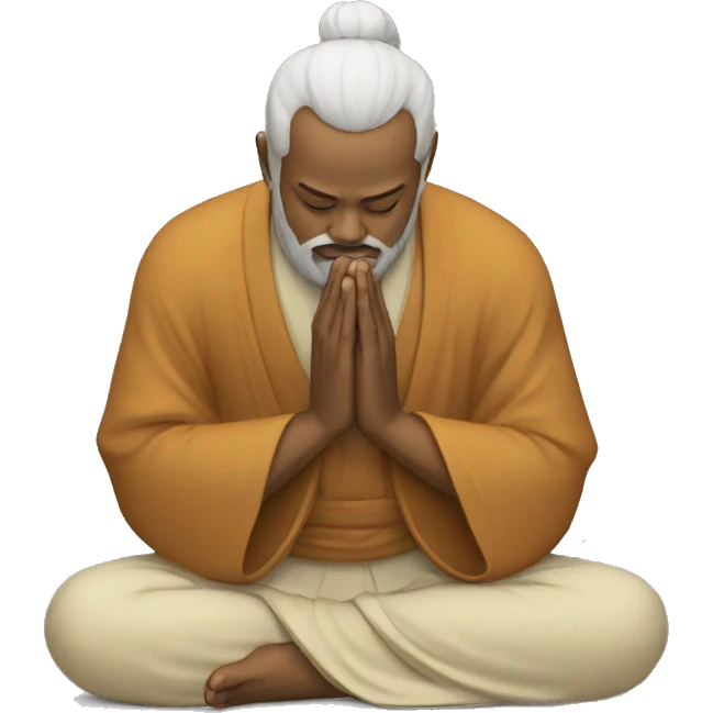 Guru praying emoji