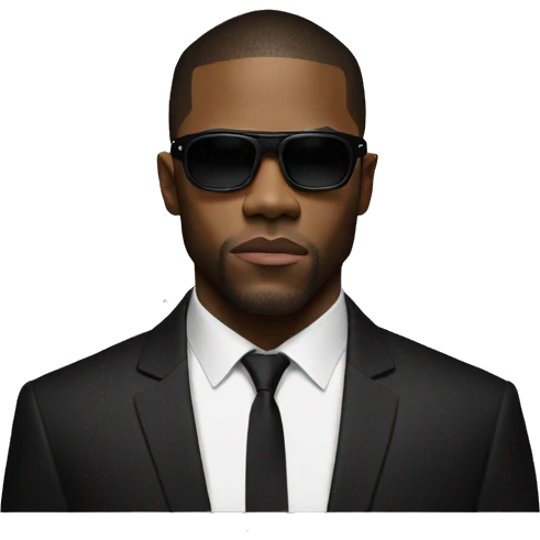 Frank ocean in men in black  emoji