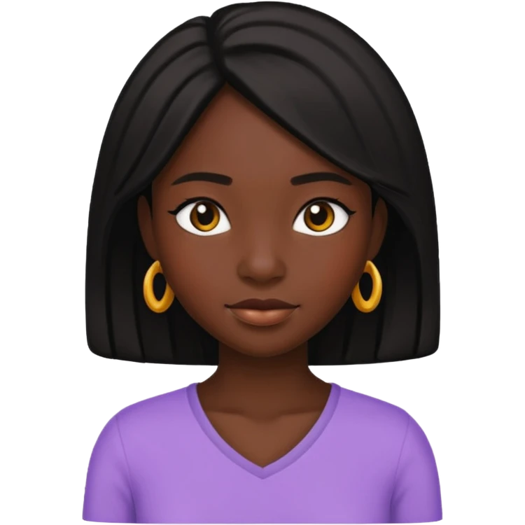 amelia(black) emoji