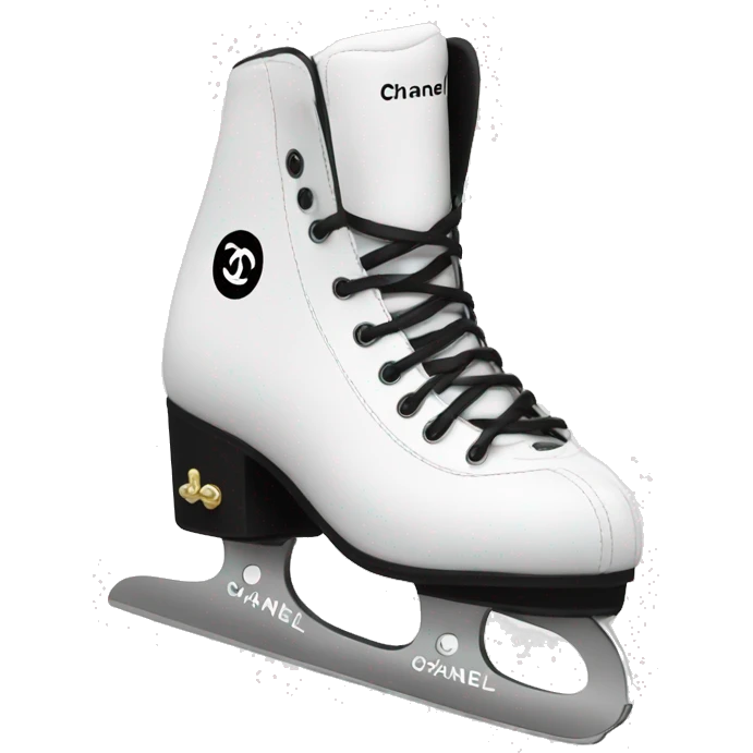 Chanel logo Figure skates emoji