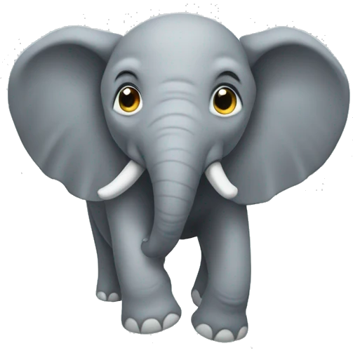 Éléphant takeoff  emoji