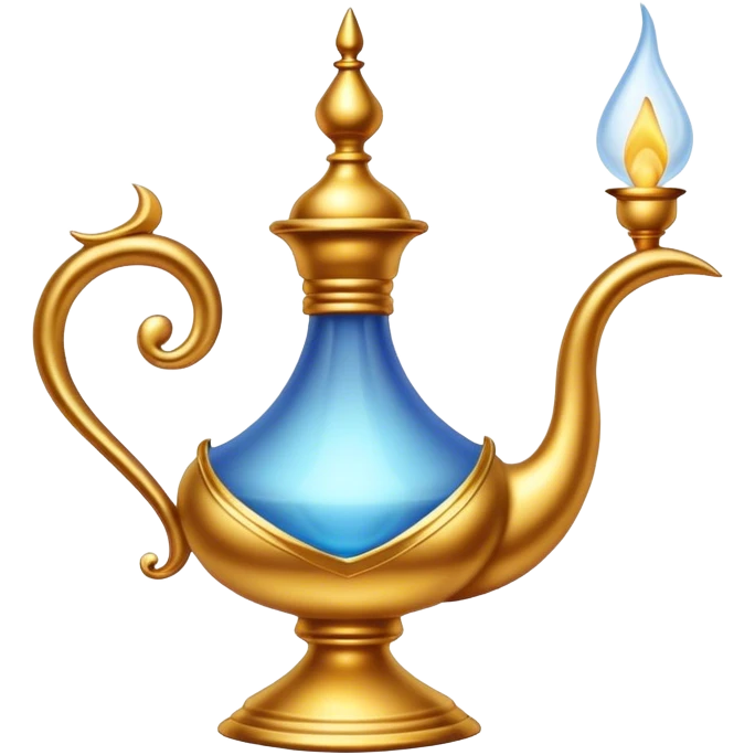Genie lamp aladdin emoji