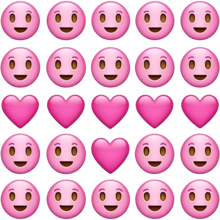 pink emojis emoji