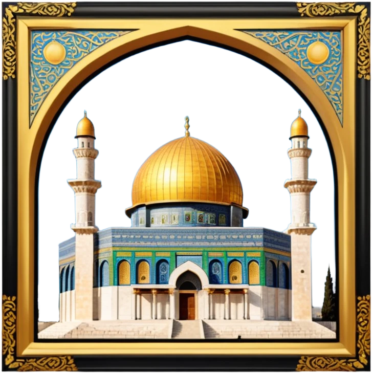 Dome of the rock, Palestine emoji
