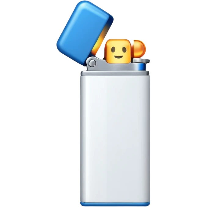 white lighter emoji