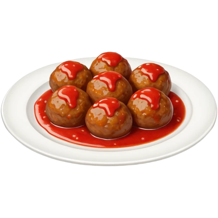 meatballs on plate emoji