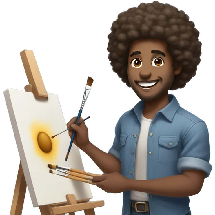 Bob Ross  emoji