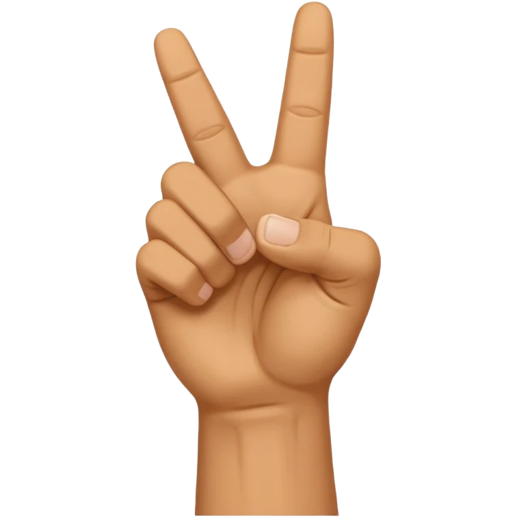 american sign language alphabet A emoji