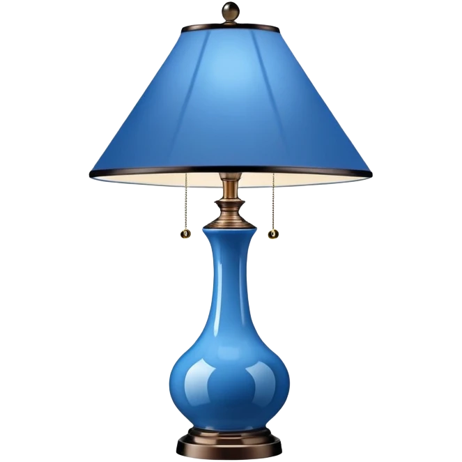 blue table lamp  emoji