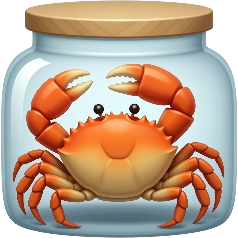 Crabs in a jar emoji