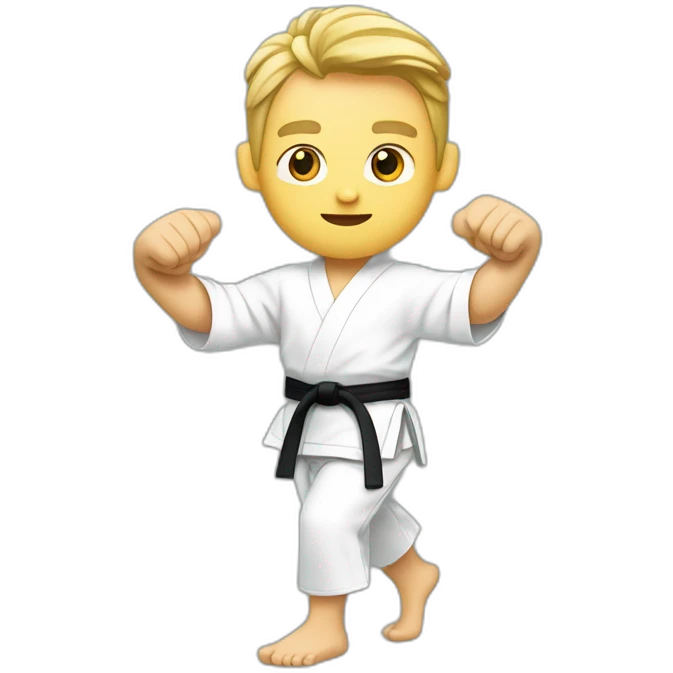 dolf lundgren in karate pose emoji